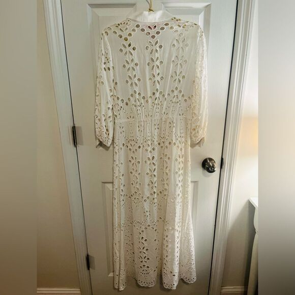 Lilly Pulitzer White Floral Eyelet Dress - Picture 7 of 7